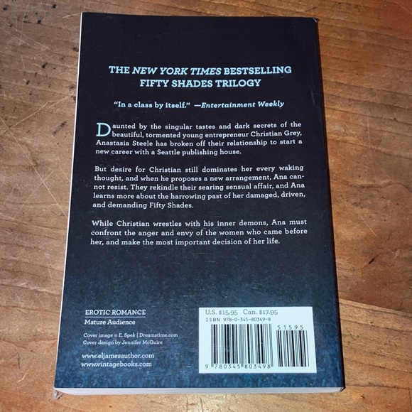 Fifty Shades Trilogy 3 Book Set by E L James - Picture 7 of 16